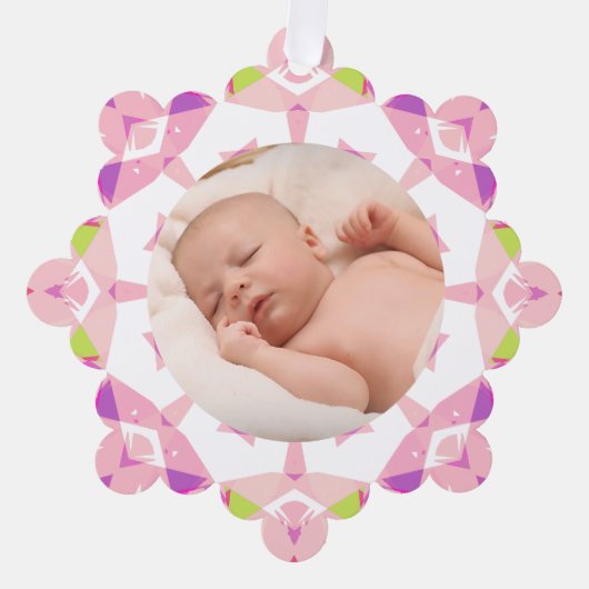 ソフトパかわいらしステルカスタムズ写真 オーナメントカード (正面)