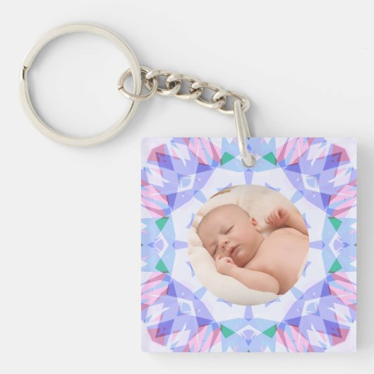 ソフトパかわいらしステルカスタムズ写真 キーホルダー (正面)