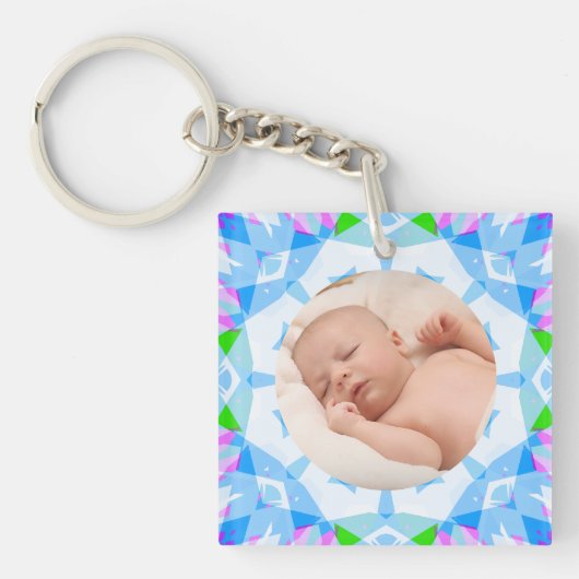 ソフトパかわいらしステルカスタムズ写真 キーホルダー (正面)