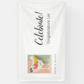 ソフトパインスパイアステルのレトロカクテルバナー 横断幕 (縦)