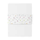 ソフトパエレガントステルワイルドフラワーボタニッ結婚クス 招待状ベリーバンド (裏面例)