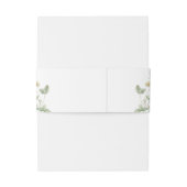 ソフトパエレガントステルワイルドフラワーボタニッ結婚クス 招待状ベリーバンド (裏面例)