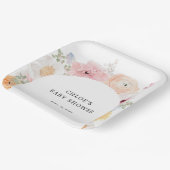 ソフトパカラフルステルフローラアーチ ペーパープレート (傾斜あり)