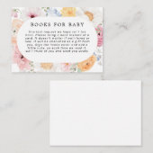 ソフトパカラフルステルフローラ枠ベビー用ブック エンクロージャーカード (正面/裏面)