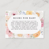 ソフトパカラフルステルフローラ枠ベビー用ブック エンクロージャーカード (正面)