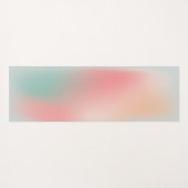 ソフトパステルおもしろいグラディエントヨガ今すぐワイン ヨガマット (裏面(横))