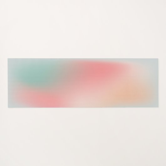 ソフトパステルおもしろいグラディエントヨガ今すぐワイン ヨガマット (裏面(横))