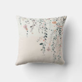 ソフトパステルつるフローラつる植物 クッション (裏面)