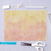 ソフトパステルとヴィンテージスタイル金ゴールド花 薄葉紙 (クラフト)