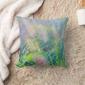 ソフトパステルなびく草 クッション (ブランケット)