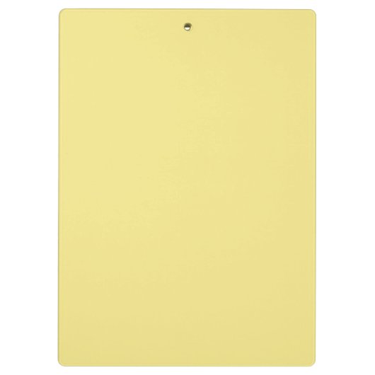 ソフトパステルイエローデコーカスタマイズル クリップボード (裏面)