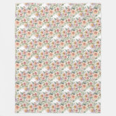 ソフトパステルウィンドフラワースプレーフリースブランケット フリースブランケット (正面)