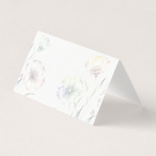 ソフトパステルカラーの野の花ウォーターカラー グレース (正面)