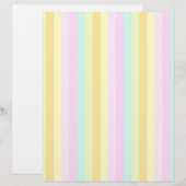 ソフトパステルカラーバーティカルストライプディコール (正面/裏面)