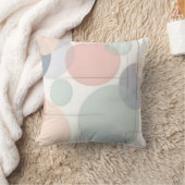 ソフトパステルサークルパターンモダン.屋外 クッション (ブランケット)