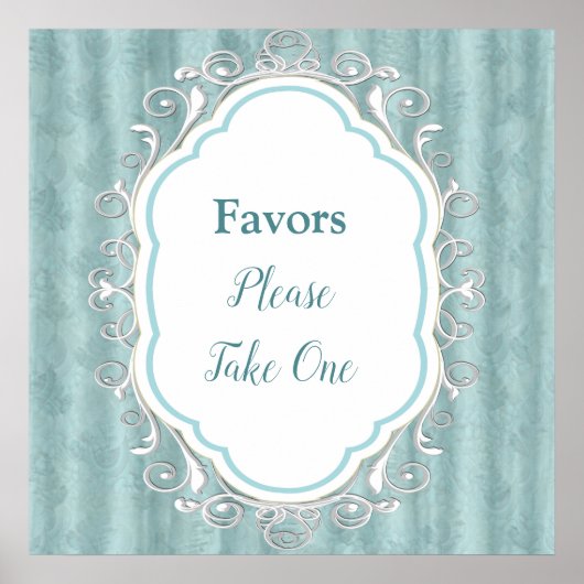 ソフトパステルシェードオブセージ緑のポスター ポスター (正面)