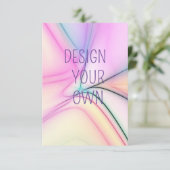 ソフトパステルデザインユアオウン サンキューカード (スタンド正面)