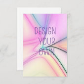 ソフトパステルデザインユアオウン サンキューカード (正面/裏面)