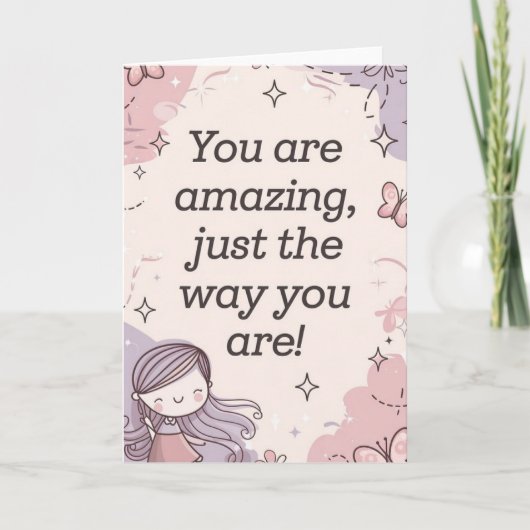 ソフトパステルドリームバックグラウンド カード (正面)