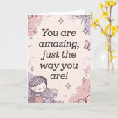 ソフトパステルドリームバックグラウンド カード (黄色い花)