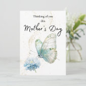 ソフトパステルバタフライカードマザーズデイ心地よい (スタンド正面)