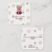 ソフトパステルバラスイート  スクエア名刺 (正面/裏面)