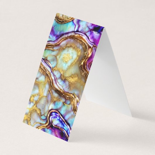 ソフトパステルパウアシェルカラー液体アルコールインクwi 名刺 (正面)