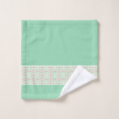 ソフトパステルパターン バスタオルセット (ウォッシュタオル)