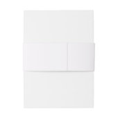 ソフトパステルパープルミニマル結婚ズ 招待状ベリーバンド (裏面例)