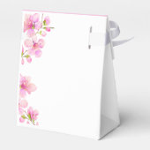 ソフトパステルピンクさくらんぼブロッサム桜誕生日 フェイバーボックス (裏面サイド)