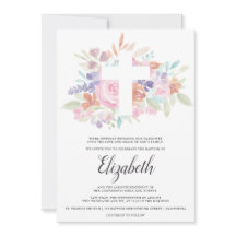 ソフトパステルピンクフローラクロスバプテスマ