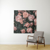 ソフトパステルピンクローズガーデン タペストリー (インサイチュ)