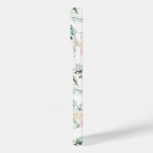 ソフトパステルピンクローズフラワーパターン Case-Mate iPhoneケース (裏面 / 左)