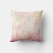 ソフトパステルピンク緑の水の色のネクタイ染料パターン アウトドアクッション (裏面)