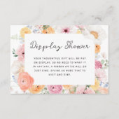 ソフトパステルフローラディスプレイシャワー エンクロージャーカード (正面)