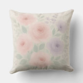ソフトパステルフローラ装飾装飾用クッション クッション (裏面)