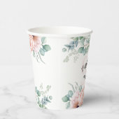 ソフトパステルフローラ90誕生祝い 紙コップ (右)