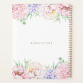 ソフトパステルフローラ |世界の最高の母プランナー プランナー手帳 (裏面)