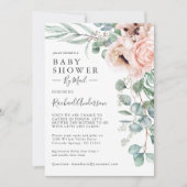 ソフトパステルベビーシャワーバイメール 招待状 (正面)