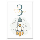 ソフトパステルベージュロケット船 テーブルナンバー (裏面)