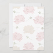 ソフトパステルペニーズクロスガールバプテスマ 招待状 (裏面)