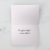 ソフトパステルボホハッピーバースデーカード サンキューカード (内部)