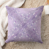 ソフトパステルマウヴフローラルパターン装飾用クッション クッション (ブランケット)