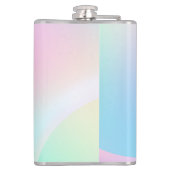 ソフトパステルレインボグラディエントのシェイプ フラスク (裏面)