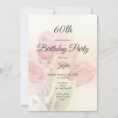 ソフトパステルローズ2 招待状 (正面)