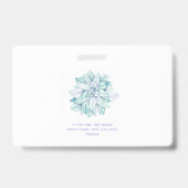 ソフトパステル吸肉性ヨギーシルエット名バッジ バッジ (裏面)