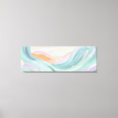 ソフトパステル抽象芸術ウォール キャンバスプリント (正面)