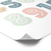 ソフトパステル番号 – 教育教室 ポスター (角)