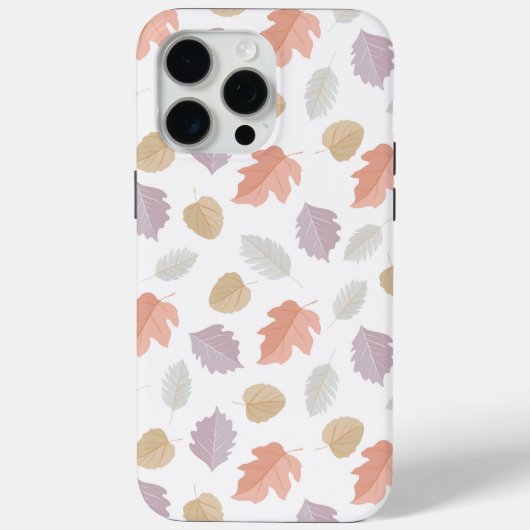 ソフトパステル秋 | ミニマル秋 Case-Mate iPhoneケース (裏面)