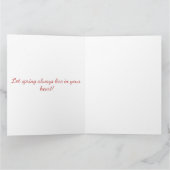 ソフトパステル色のイースターカード カード (内部)